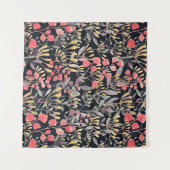 waterverf illustratie naadloze patroonbloemen m wandkleed (Voorkant (horizontaal))