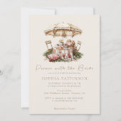 Waterverf Illustratie Picknick Vrijgezellenfeest Kaart (Voorkant)