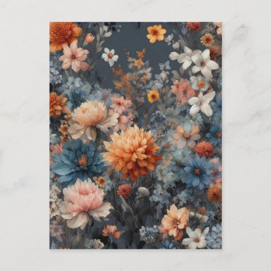 Waterverf Illustratie rustiek  elegant Briefkaart (Voorkant)