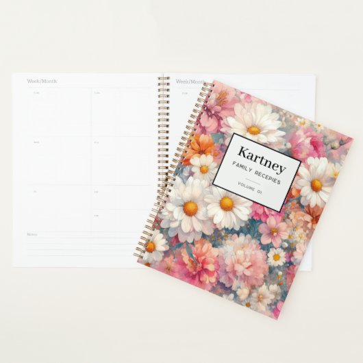 Waterverf Illustratie rustiek  elegant Planner (Display)