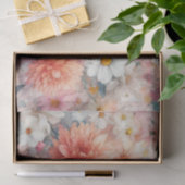 Waterverf Illustratie rustiek  elegant Tissuepapier (Geschenk)