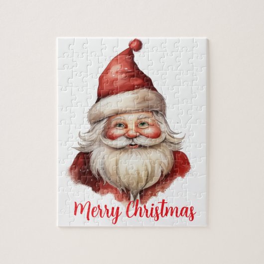 Waterverf illustratie Sinterklaas Legpuzzel (Verticaal)