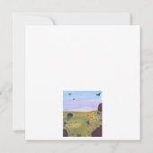 Waterverf Illustratie van de weiden Kaart (Achterkant)