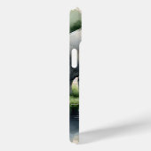 Waterverf illustratie van mama en Baby olifant Case-Mate iPhone Case (Achterkant / Rechts)