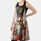 Waterverf Illustratie van Notenkraker Kerst Schort (Insitu)