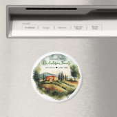 Waterverf Illustratie van Toscane Italië Magneet (Insitu (Vaatwasser))