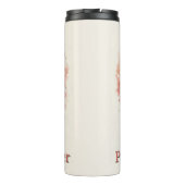 Waterverf illustratie van Two Cats Nuzzling Thermosbeker (Achterkant)