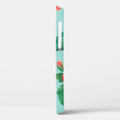 Waterverf illustraties van rode bloemen. Naadloos Case-Mate iPhone Case (Achterkant / Links)