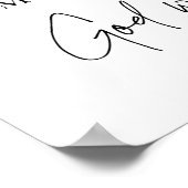 Waterverf Immanuël met ons poster (Hoek)