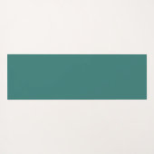 Waterverf in Blauwgroen en Aqua Yoga Mat (Achterkant (horizontaal))