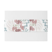 Waterverf in de Autonome regio Floral Uitnodigingen Wikkel (Achterkant Voorbeeld)