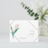 Waterverf in de lente briefkaart (Staand voorkant)