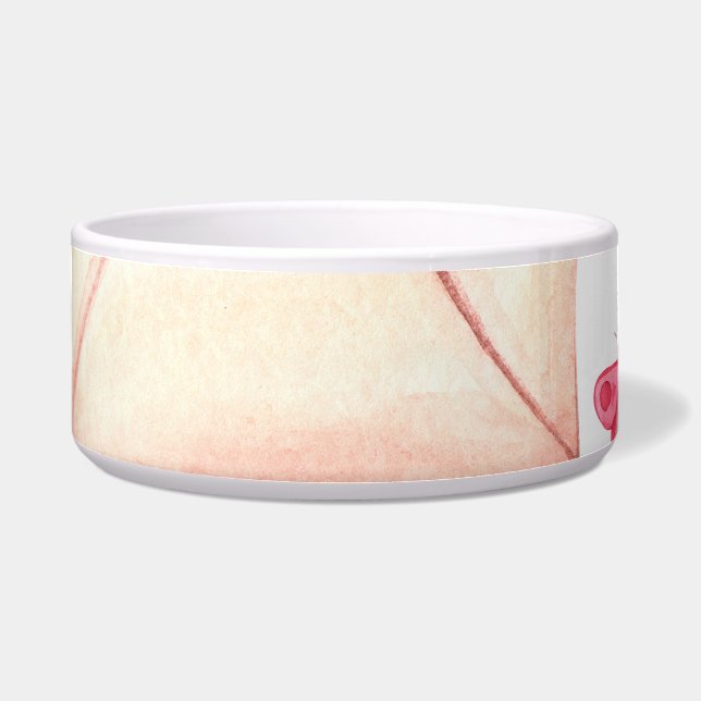 Waterverf in enveloppen: naadloos motief voerbakje (Voorkant)