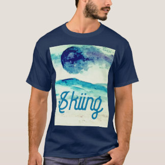 Waterverf in het berggebied t-shirt