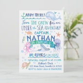 Waterverf in het kader van de uitnodiging van het  (Staand voorkant)