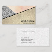 Waterverf in het kleurenblok met elastisch leder visitekaartje (Voorkant / Achterkant)