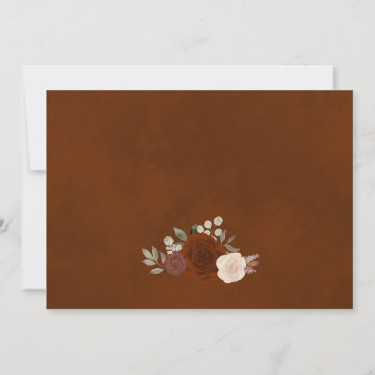 Waterverf in het najaar save the date (Achterkant)