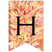 Waterverf in het najaar vlaggetjes (Tweede vlag)