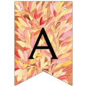 Waterverf in het najaar vlaggetjes (Derde vlag)