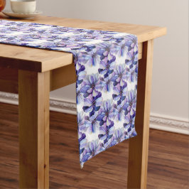 Waterverf in lavender Colors Lange Tafelloper