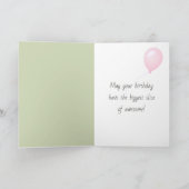 Waterverf in madeliefjes kaart (Binnen)