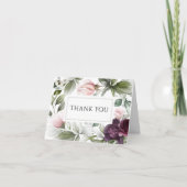 Waterverf in roze en krottenwijk botanische kaart (Voorkant)