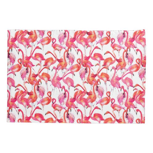 Waterverf in Waterverven Kussensloop (Achterkant-Links)