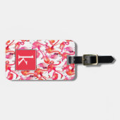 Waterverf in Waterverven | Monogram Bagagelabel (Voorkant horizontaal)