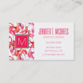 Waterverf in Waterverven | Monogram Visitekaartje (Voorkant)