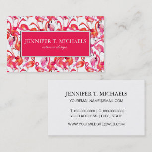 Waterverf in Waterverven Monogram Visitekaartje