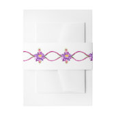 Waterverf Indiase Lotus Flower Uitnodigingen Wikkel (Voorkant Voorbeeld)