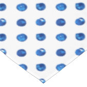 Waterverf indigoblauw pokadots patroon tafelkleed (Gekanteld)