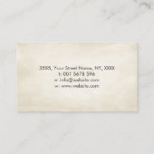 Waterverf Infinity Symbool - boomstructuur Visitekaartje (Achterkant)