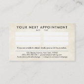 Waterverf inkt Butterfly Nail polish Visitekaartje (Achterkant)