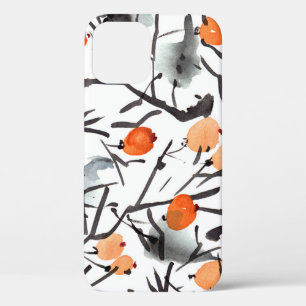 Waterverf Inktbessen bladeren illustratie Case-Mate iPhone Case