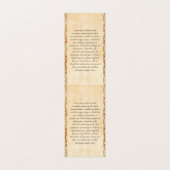 Waterverf inktvis van tijger met roestoosterse chi visitekaartje (Binnenkant ongevouwen)