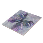 Waterverf inktvlinder tegeltje (Zijkant)