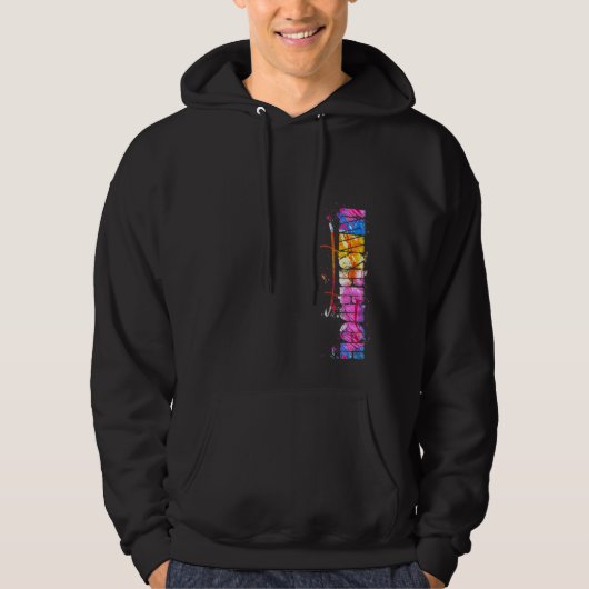 Waterverf Innsbruck Lettering Hoodie (Voorkant)