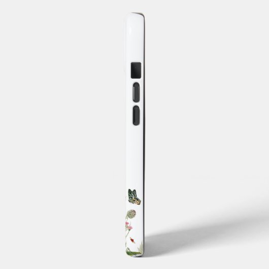 Waterverf Insecten Bloementuin Case-Mate iPhone Case (Achterkant / Links)