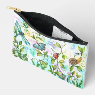 Waterverf Insecten Pouch – Vlinder, libel... Etui
