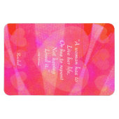 Waterverf Inspirerend prijsopgave voor vrouwen Magneet (Horizontaal)