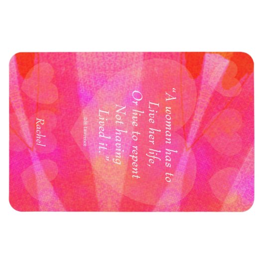 Waterverf Inspirerend prijsopgave voor vrouwen Magneet (Horizontaal)