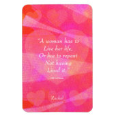 Waterverf Inspirerend prijsopgave voor vrouwen Magneet (Verticaal)