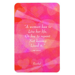 Waterverf Inspirerend prijsopgave voor vrouwen Magneet