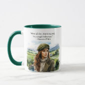 Waterverf Inspirerend Quote St. Patrick's Day Mok (Links)