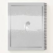 Waterverf Inspirerend vrouw trauma monogram Notitieboek (Achterkant)