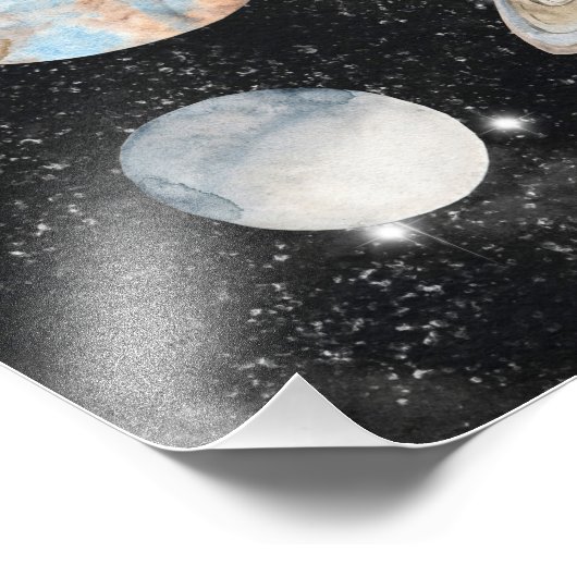 Waterverf-installaties Foto Afdruk (Hoek)