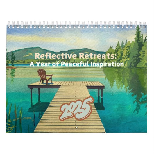 Waterverf Introvert Inspiration 2025 Kalender (Hoes)