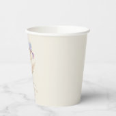 Waterverf iris Baby shower Papieren Bekers (Links)