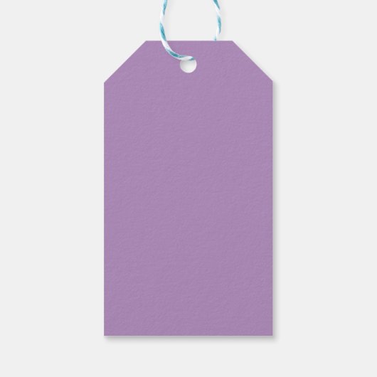 Waterverf Iris Bruidsdouche Cadeaulabel (Achterkant)